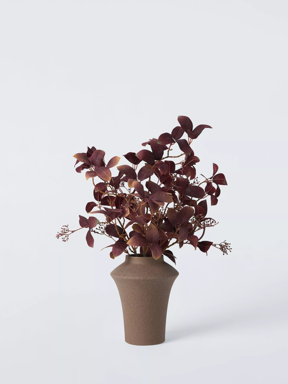 John Lewis artificial autumn eucalyptus plant H56cm - British product