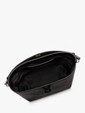 Longchamp Roseau bucket bag black cowhide leather (British brand)
