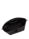 Longchamp Roseau bucket bag black cowhide leather (British brand)