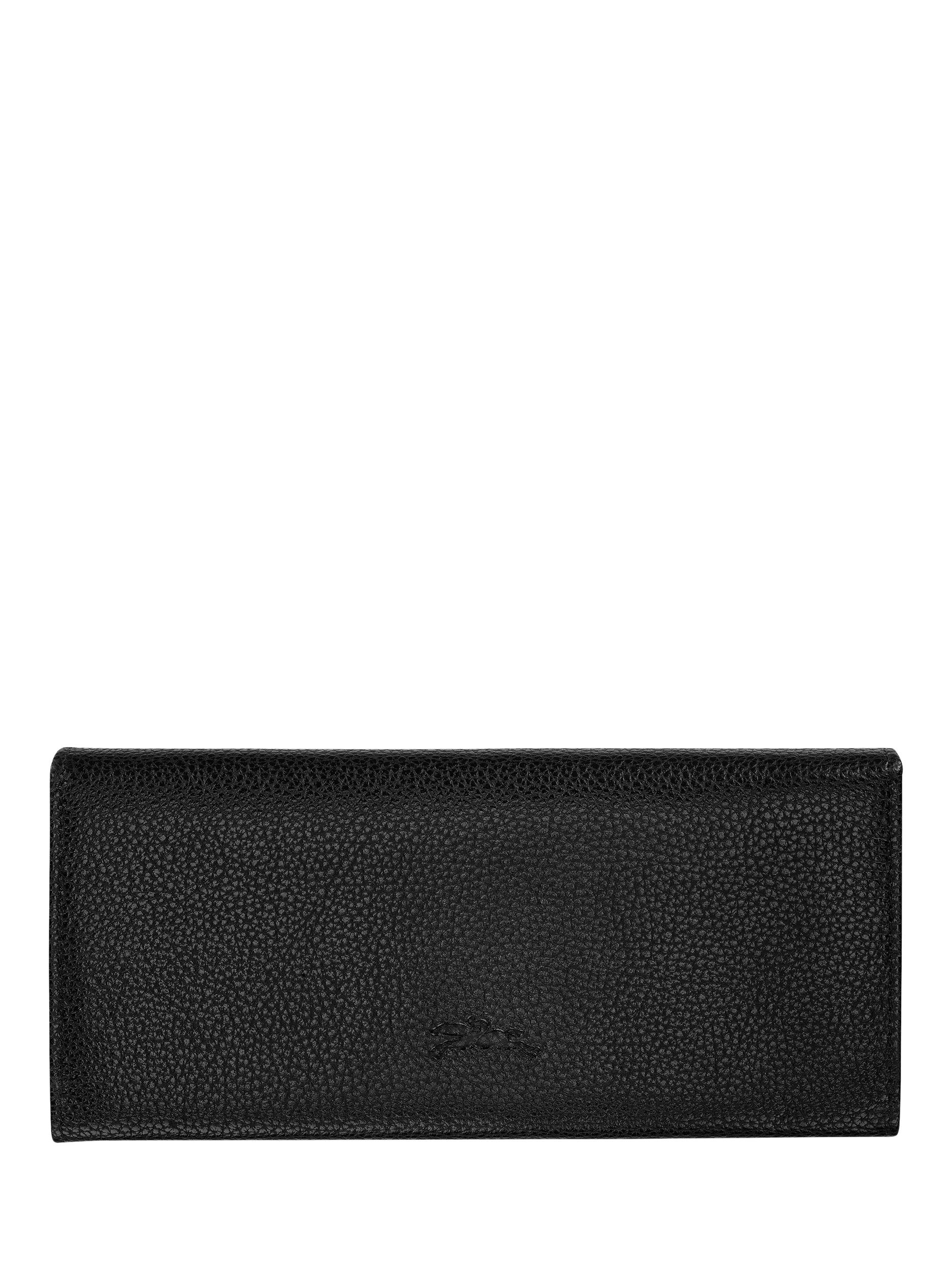 Longchamp Foulonne long leather wallet black, UK version