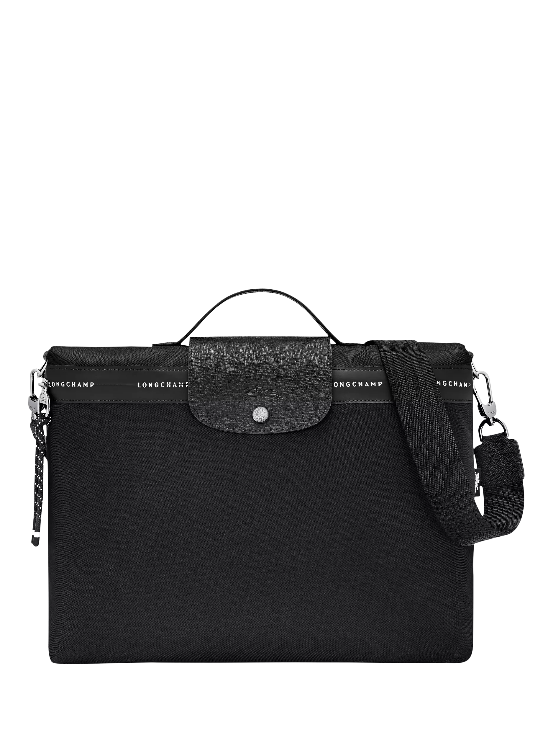 Longchamp Pliage Energy Briefcase Black, imported from the UK