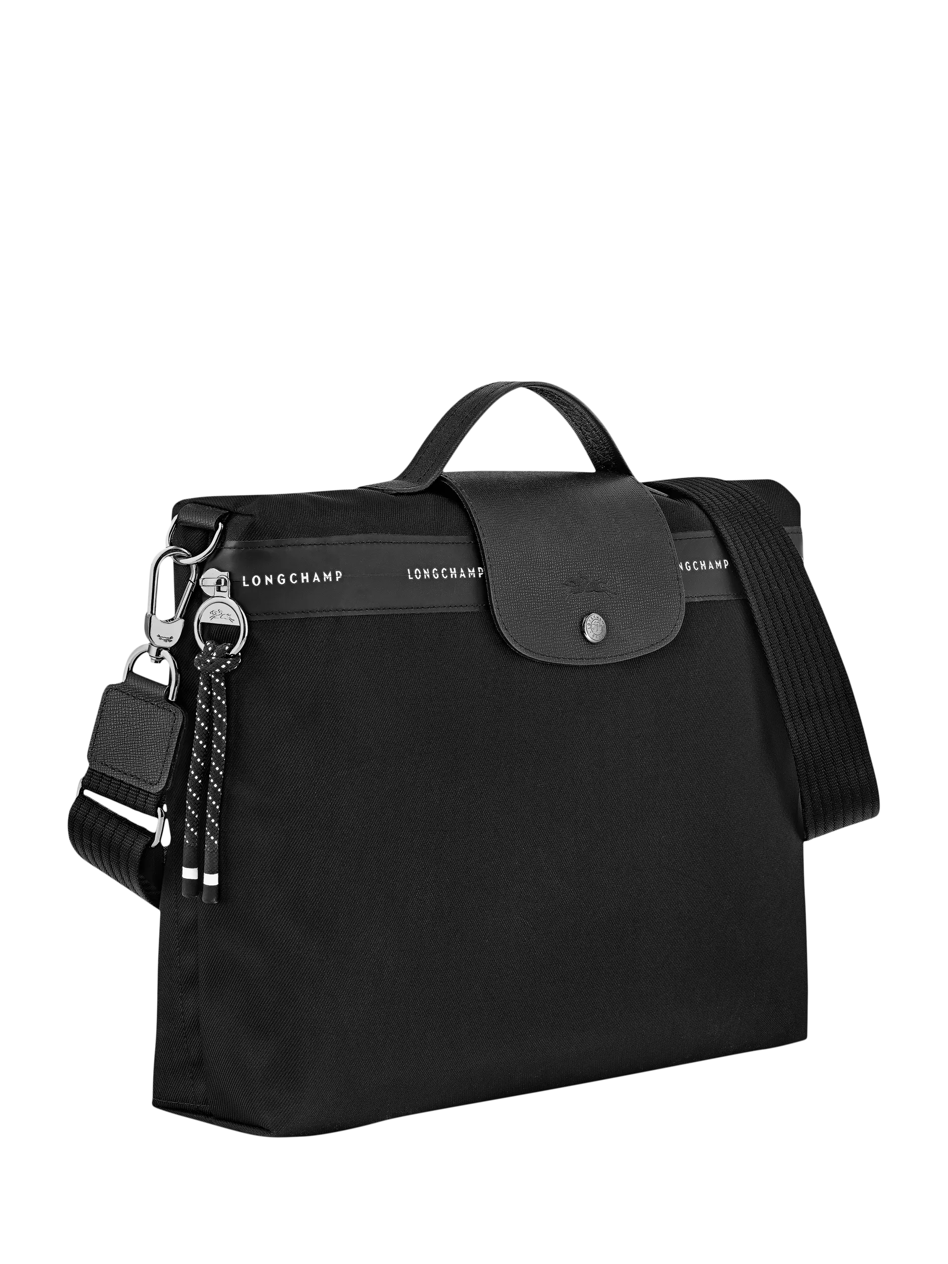 Longchamp Pliage Energy Briefcase Black, imported from the UK