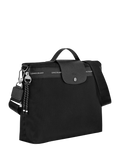 Longchamp Pliage Energy Briefcase Black, imported from the UK