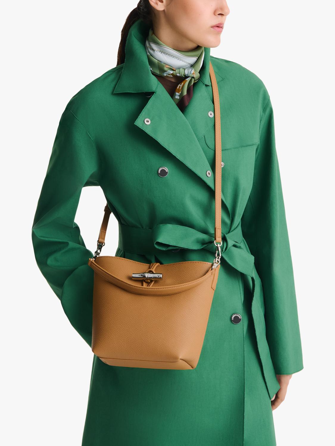 Longchamp Le Roseau bucket bag XS, UK version