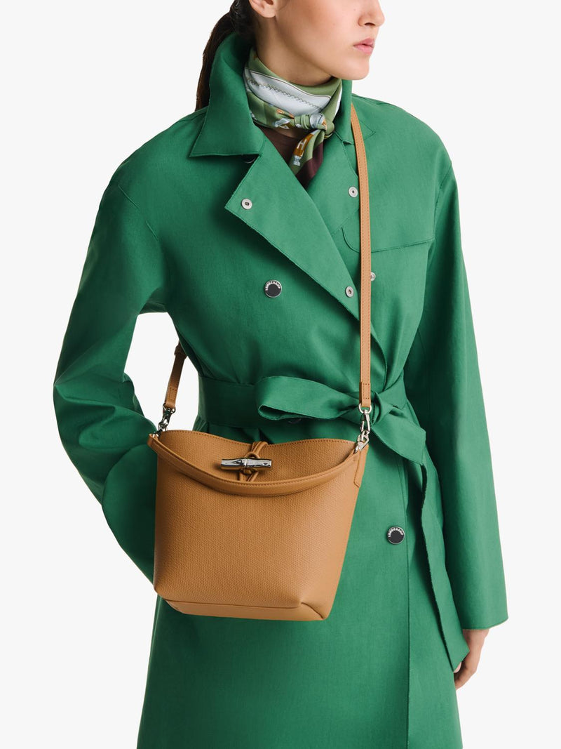 Longchamp Le Roseau bucket bag XS, UK version