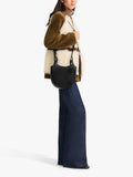 Longchamp Le Foulonné leather crossbody bag 21x25x6cm, UK version