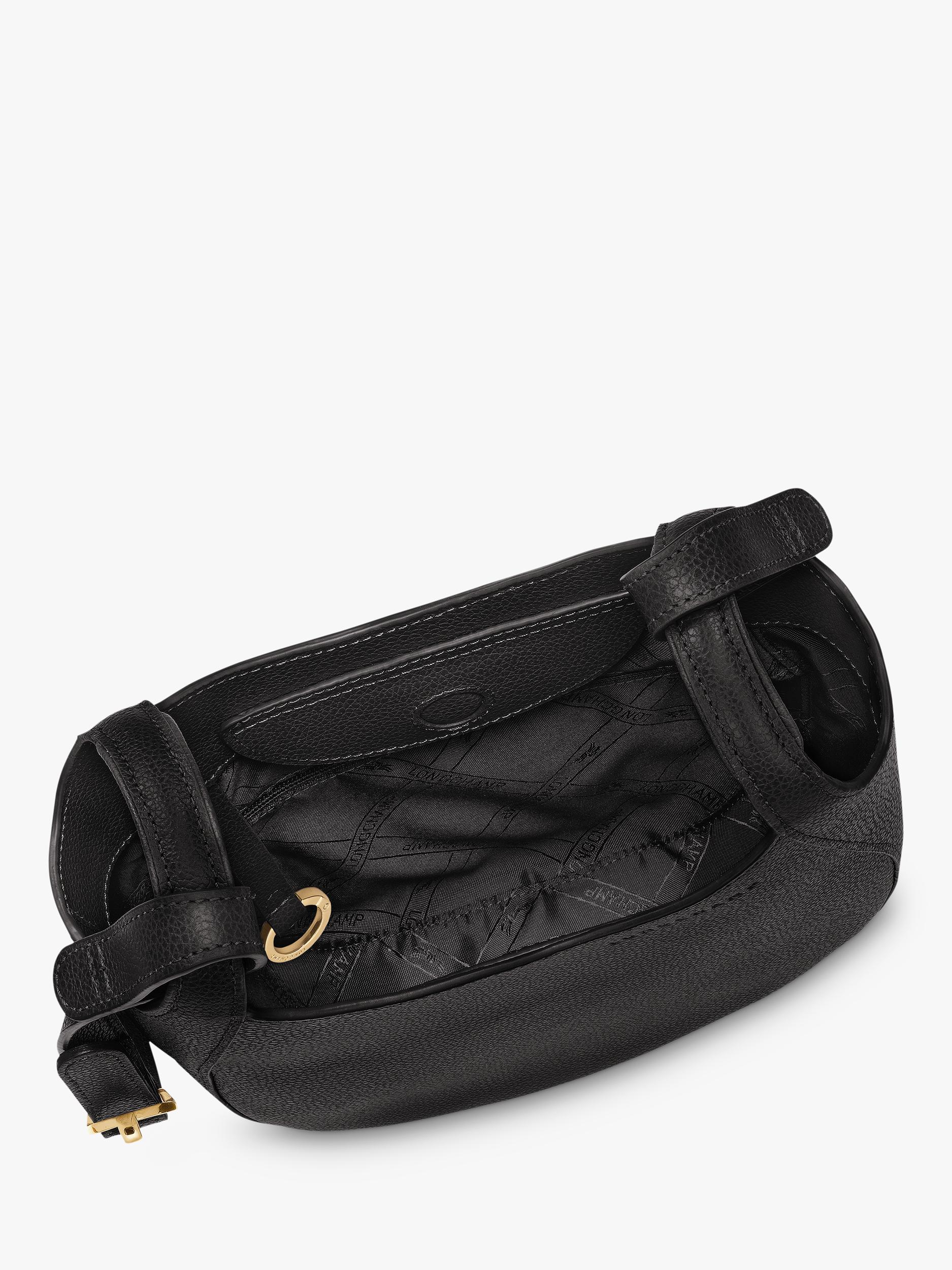 Longchamp Le Foulonné leather crossbody bag 21x25x6cm, UK version