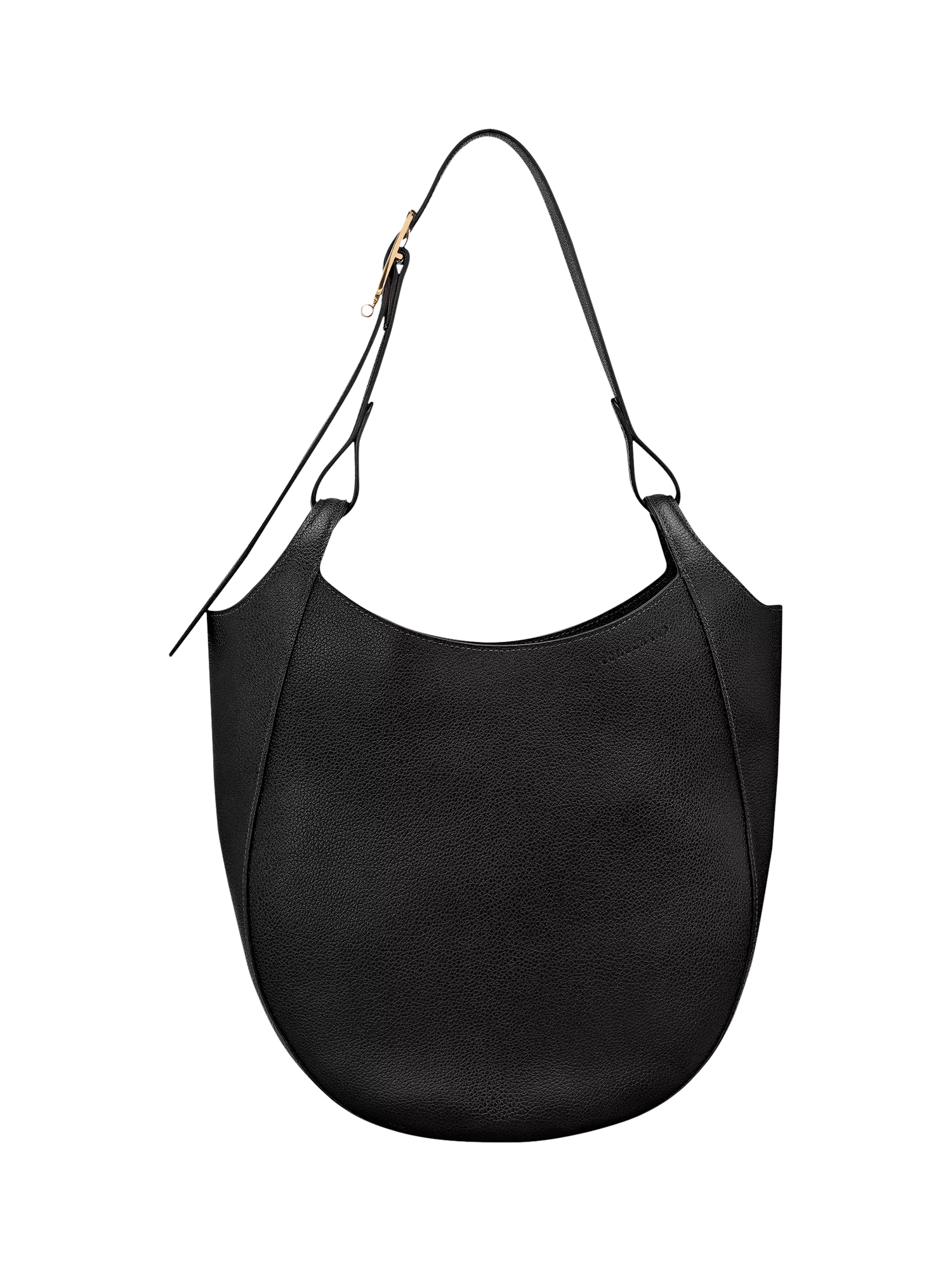 Longchamp Le Foulonné leather hobo bag large - British product