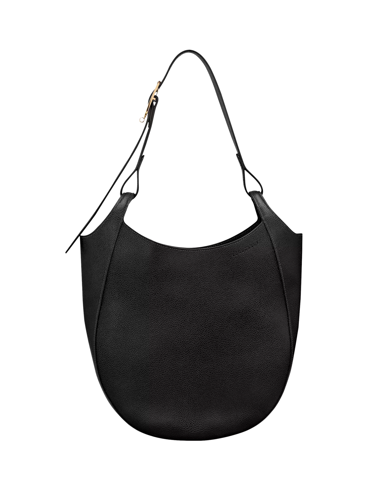 Longchamp Le Foulonné leather hobo bag large - British product