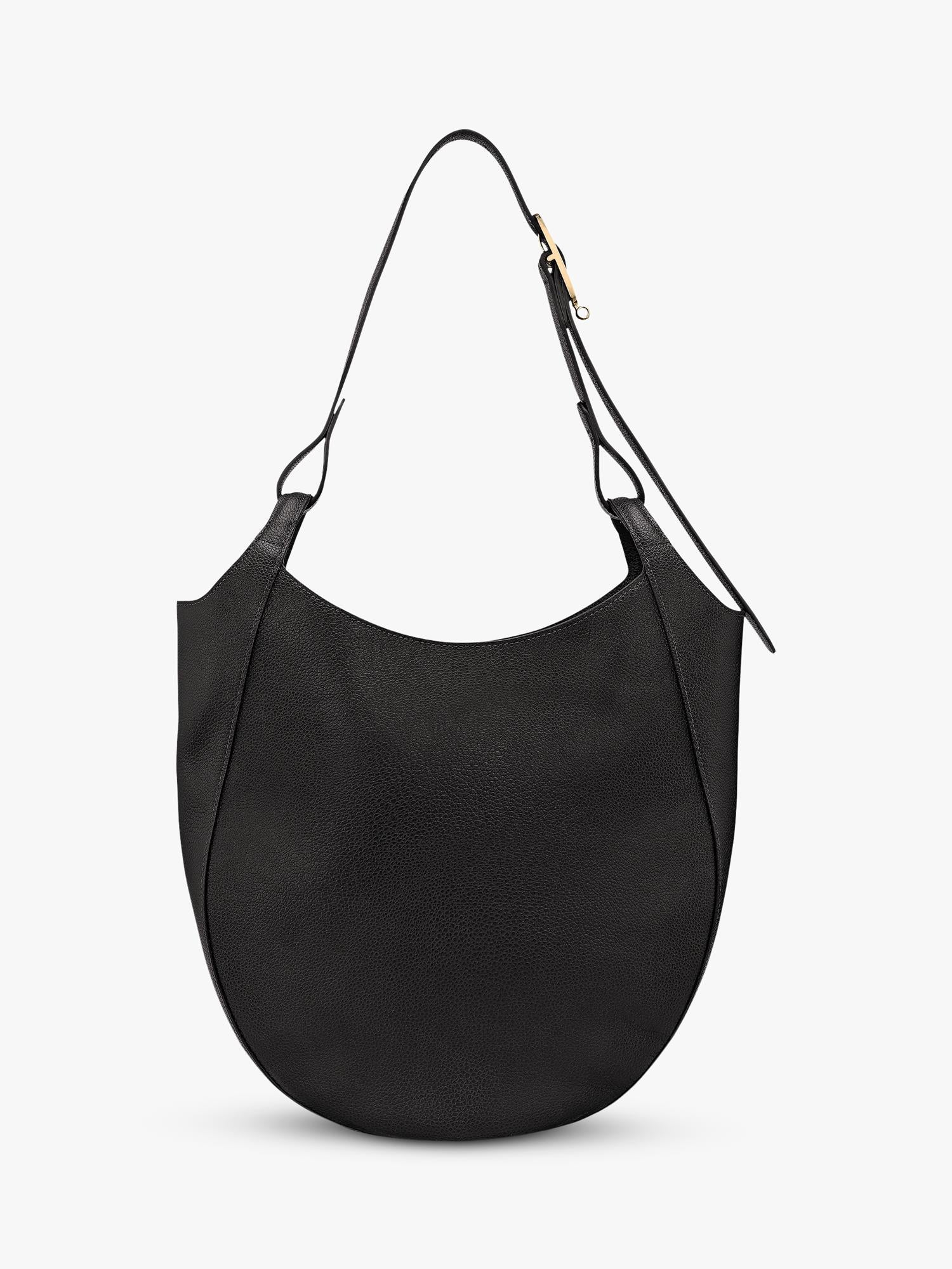 Longchamp Le Foulonné leather hobo bag large - British product