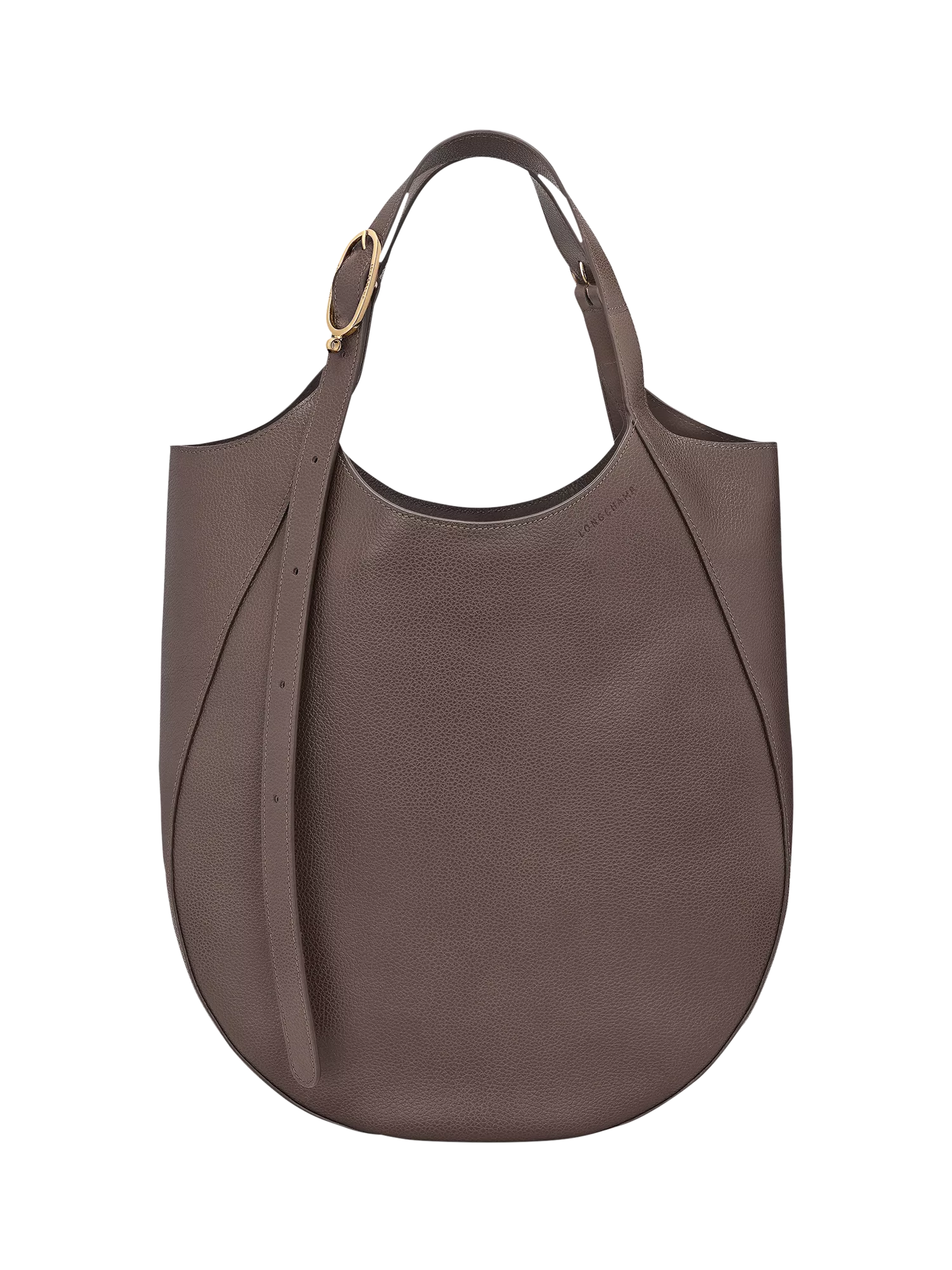 Longchamp Le Foulonné leather XL tote bag grained cowhide, UK version