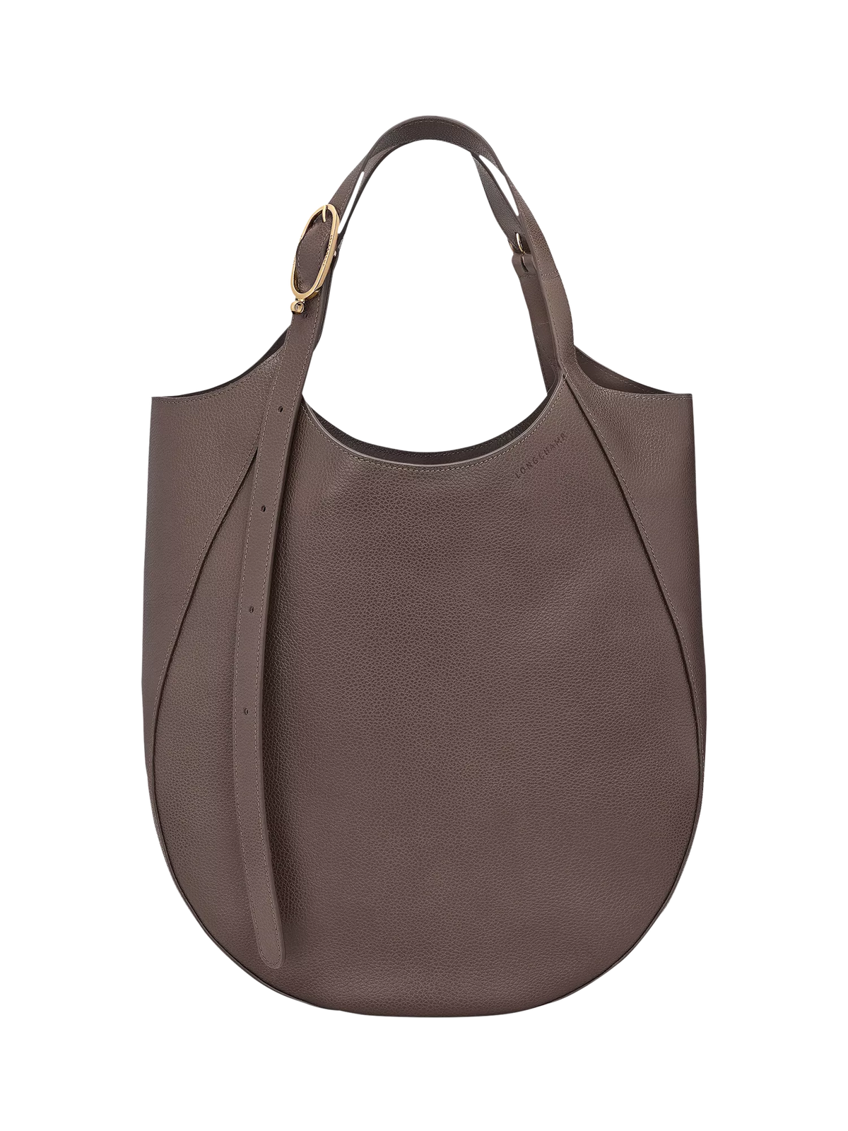 Longchamp Le Foulonné leather XL tote bag grained cowhide, UK version