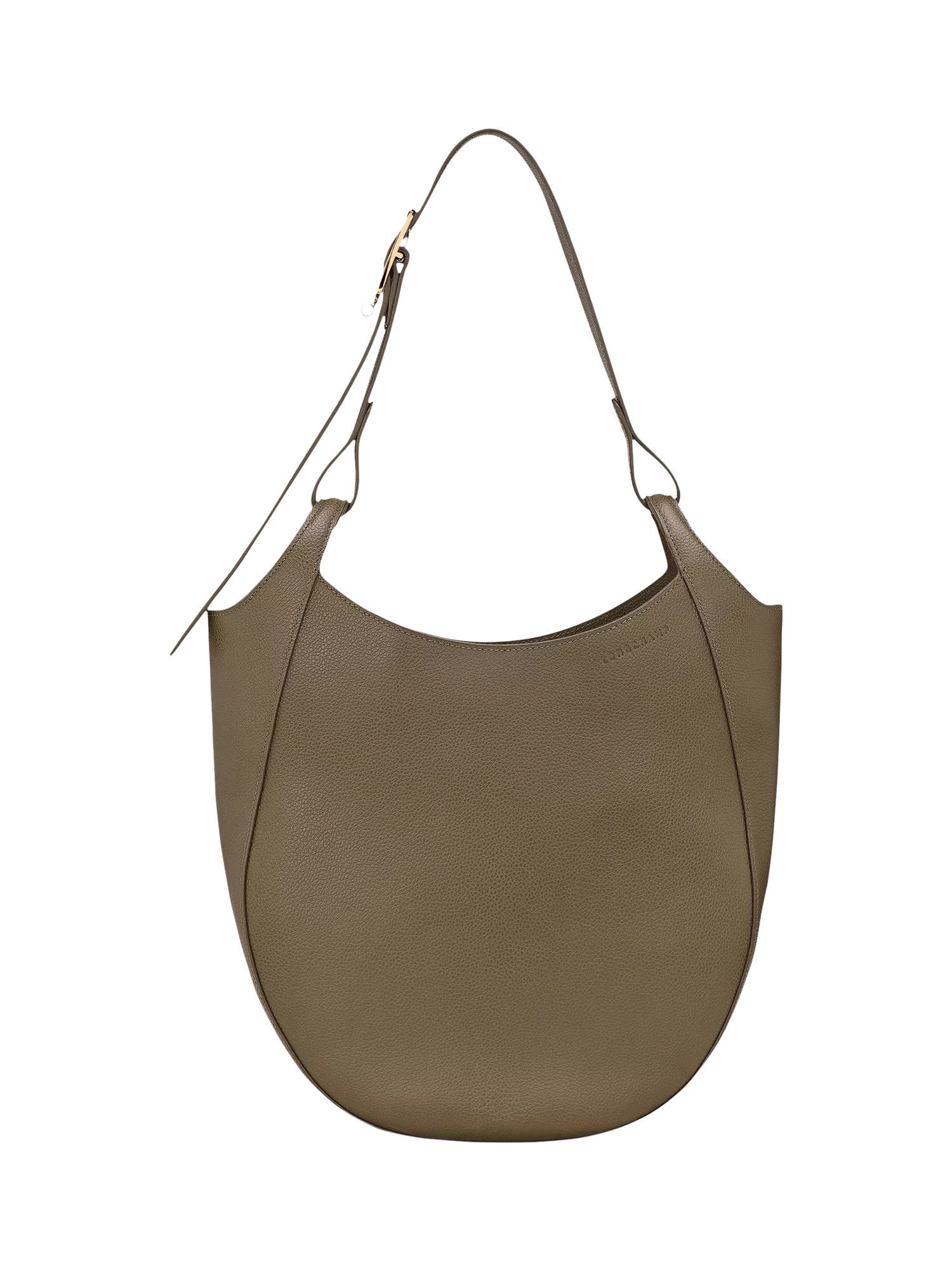 Longchamp Le Foulonné Leather Hobo Bag