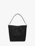 Longchamp large black leather hobo bag (British brand)