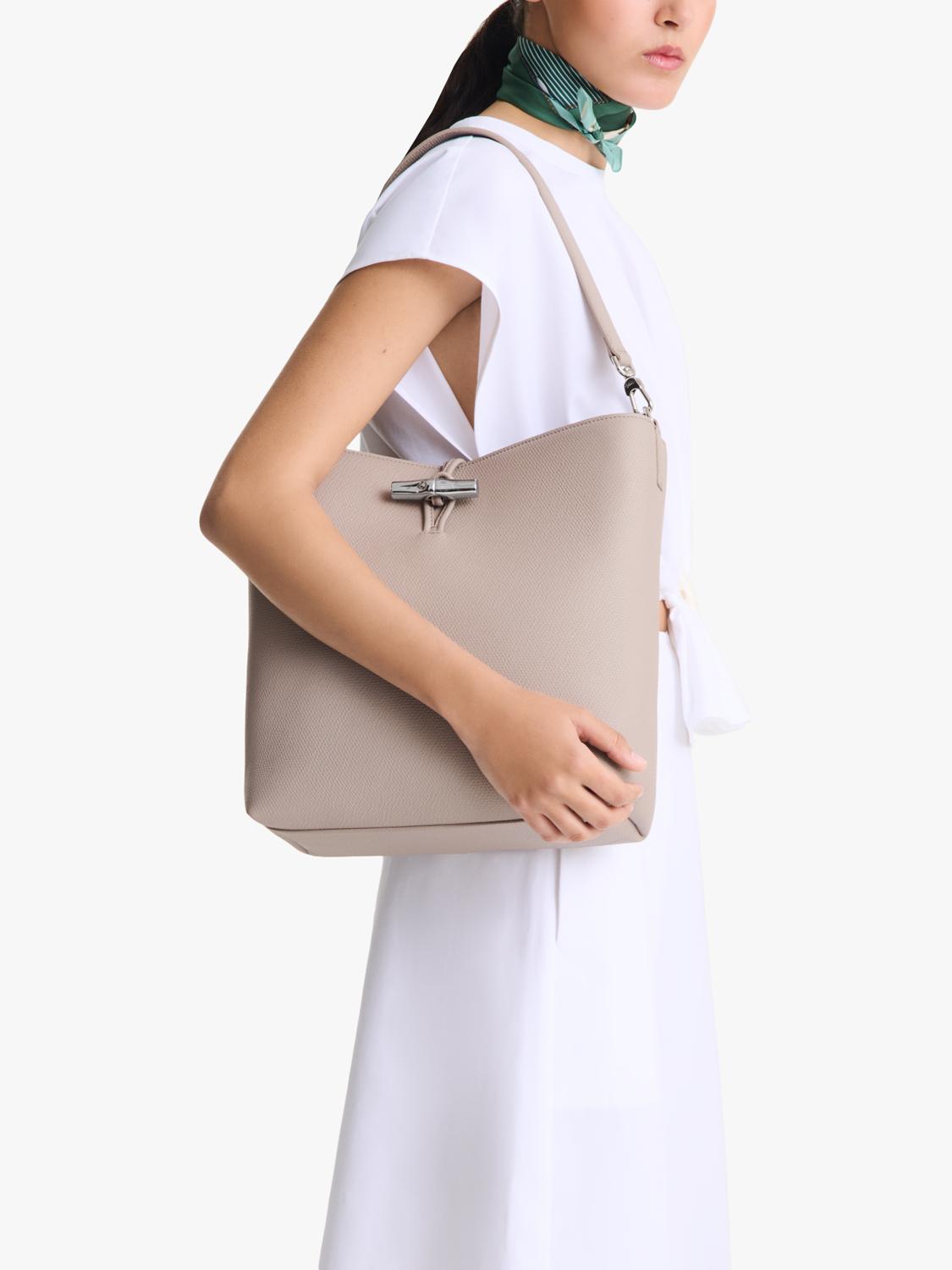 Longchamp Le Roseau leather shoulder bag (British brand)
