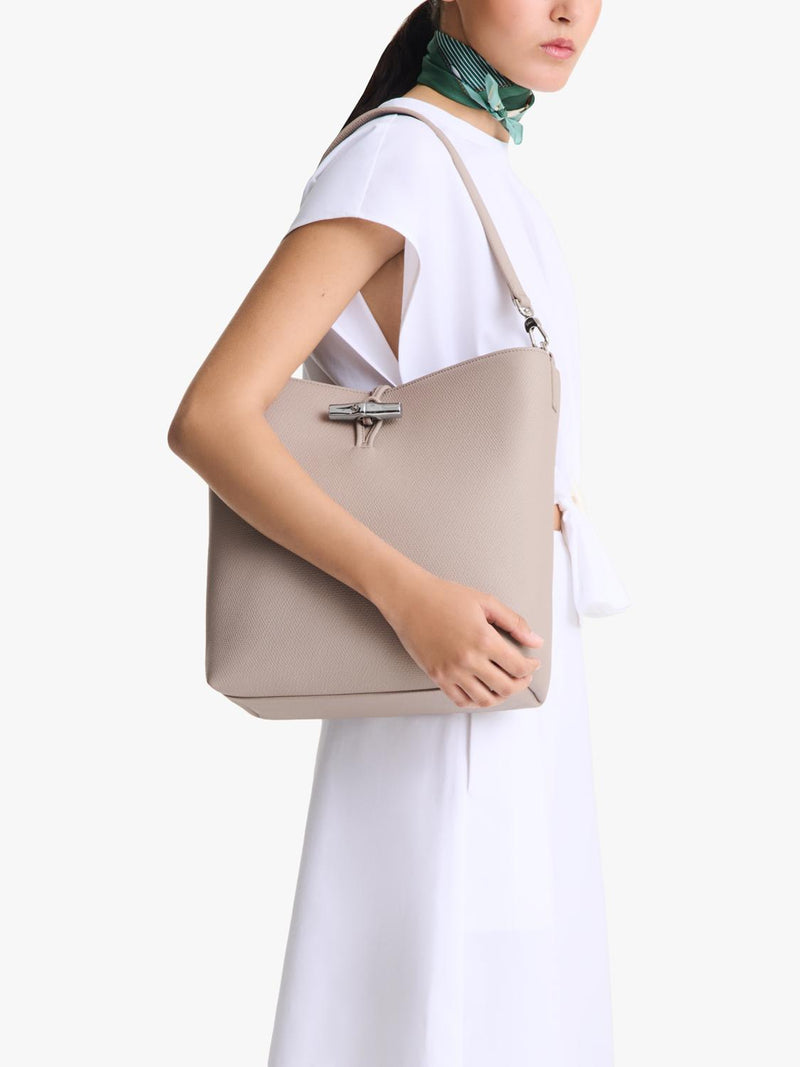 Longchamp Le Roseau leather shoulder bag (British brand)