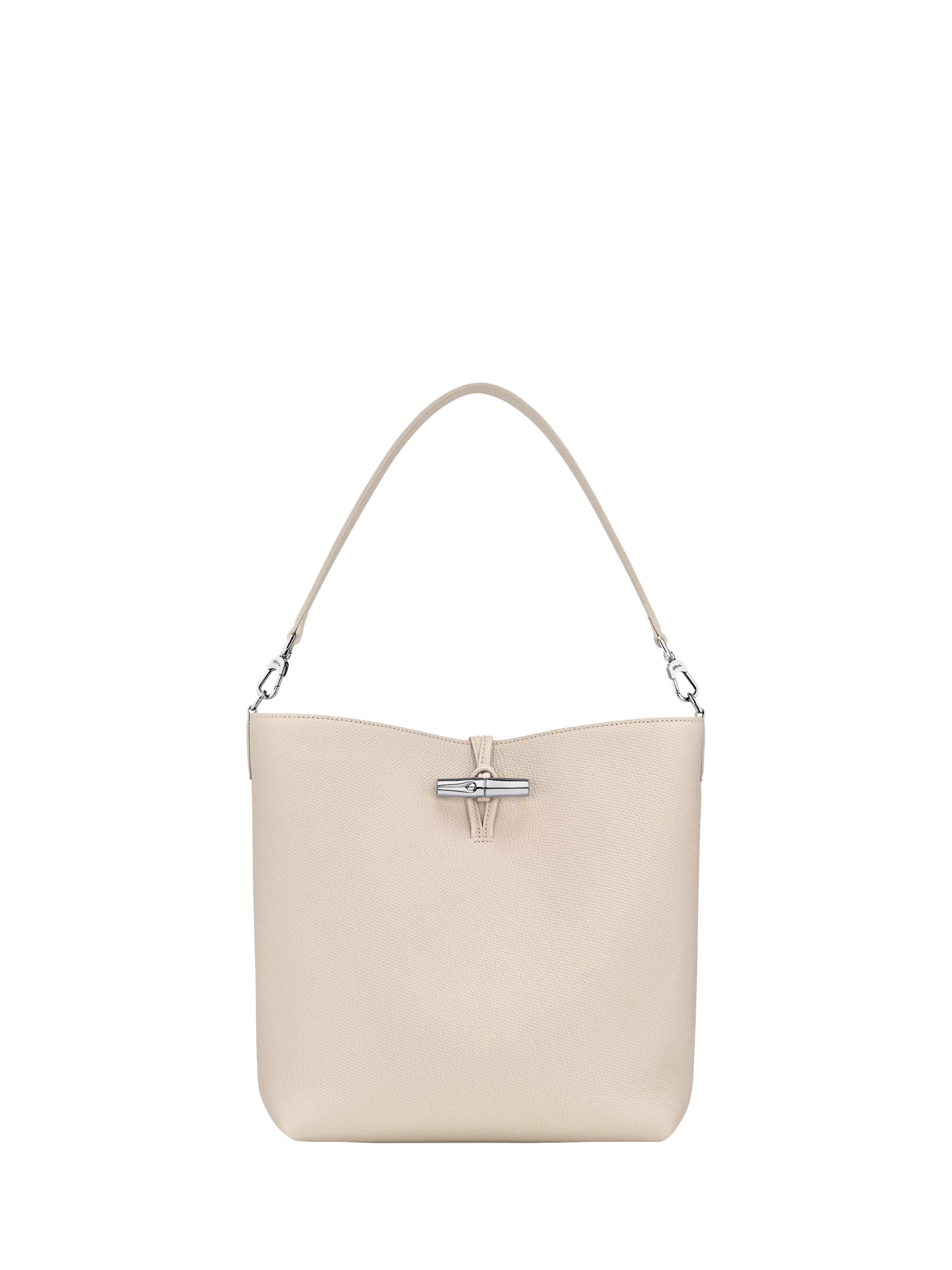 Longchamp Le Roseau Large Leather Shoulder Bag