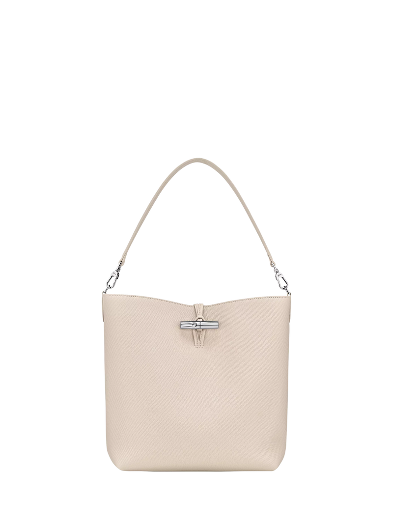 Longchamp Le Roseau Large Leather Shoulder Bag
