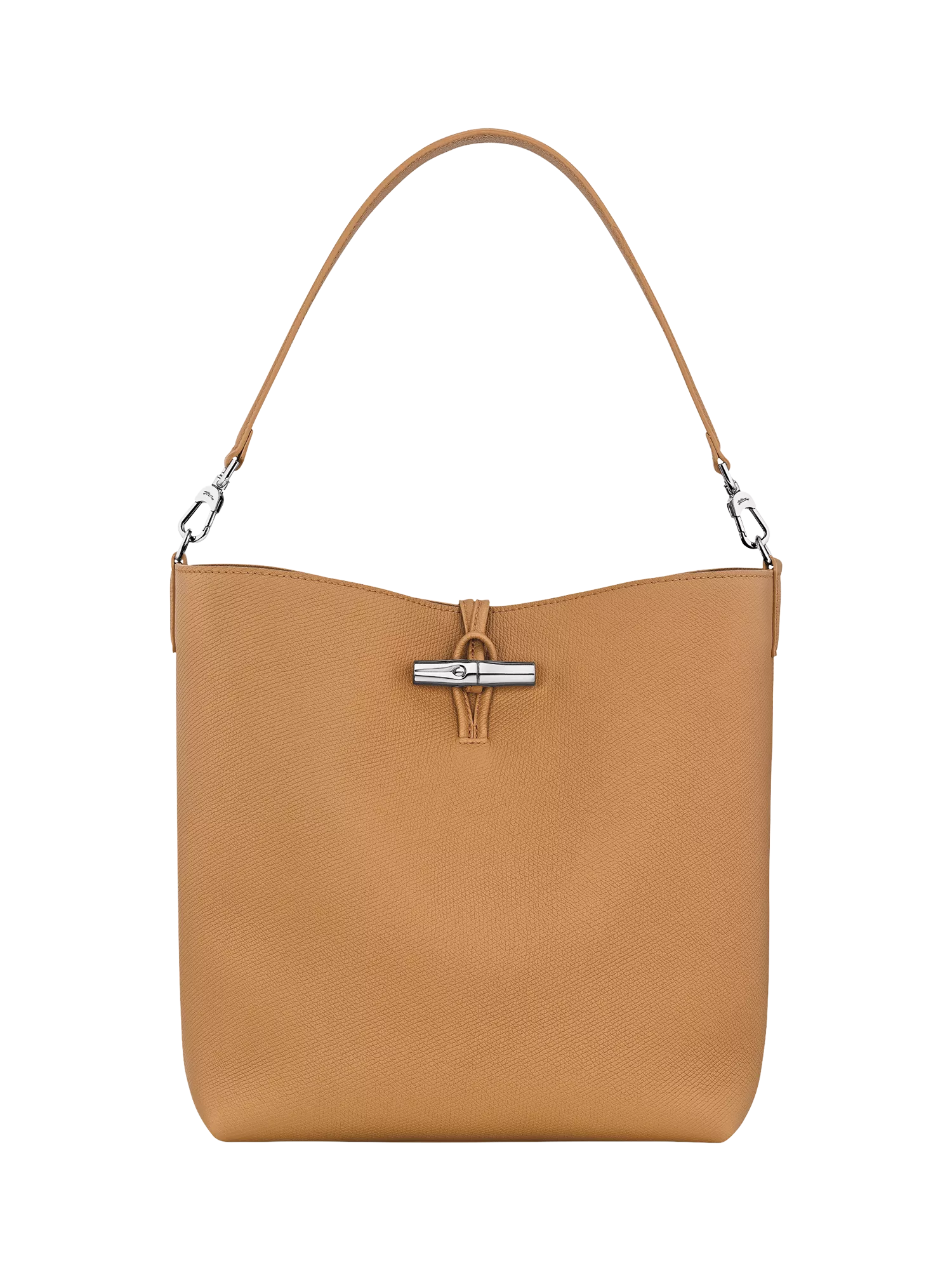 Longchamp Le Roseau Large Leather Shoulder Bag