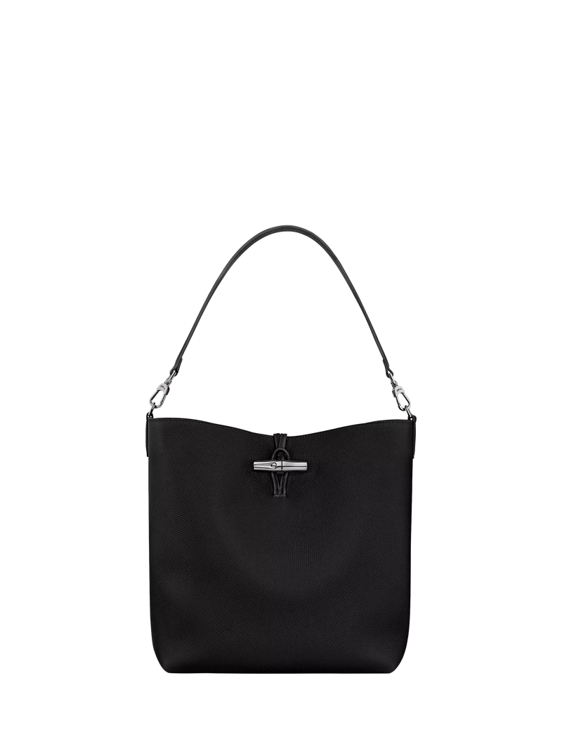 Longchamp Le Roseau Large Leather Shoulder Bag
