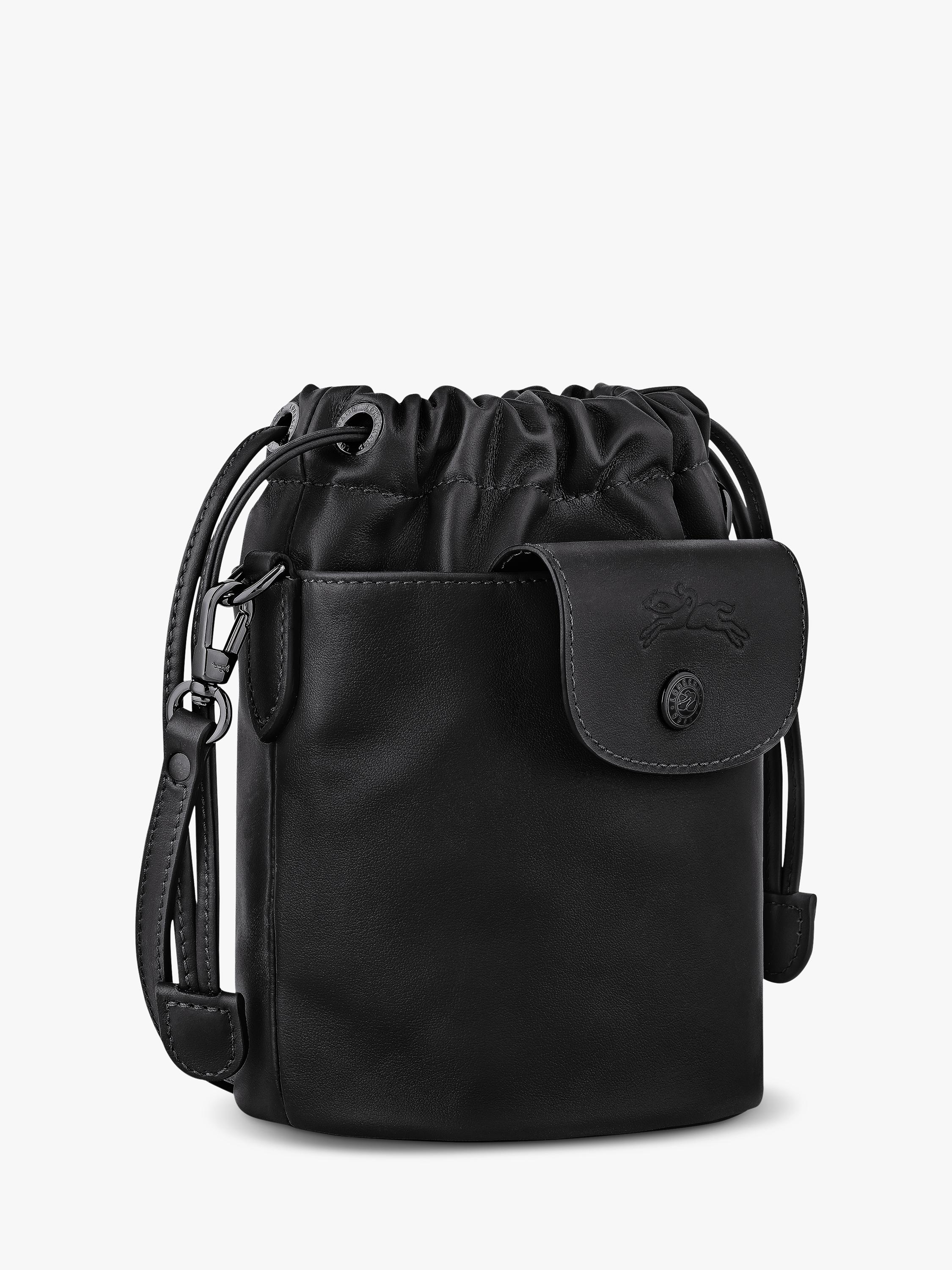 Longchamp Le Pliage Xtra small leather bucket bag, UK version