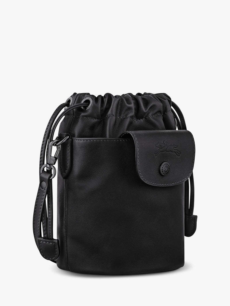 Longchamp Le Pliage Xtra small leather bucket bag, UK version
