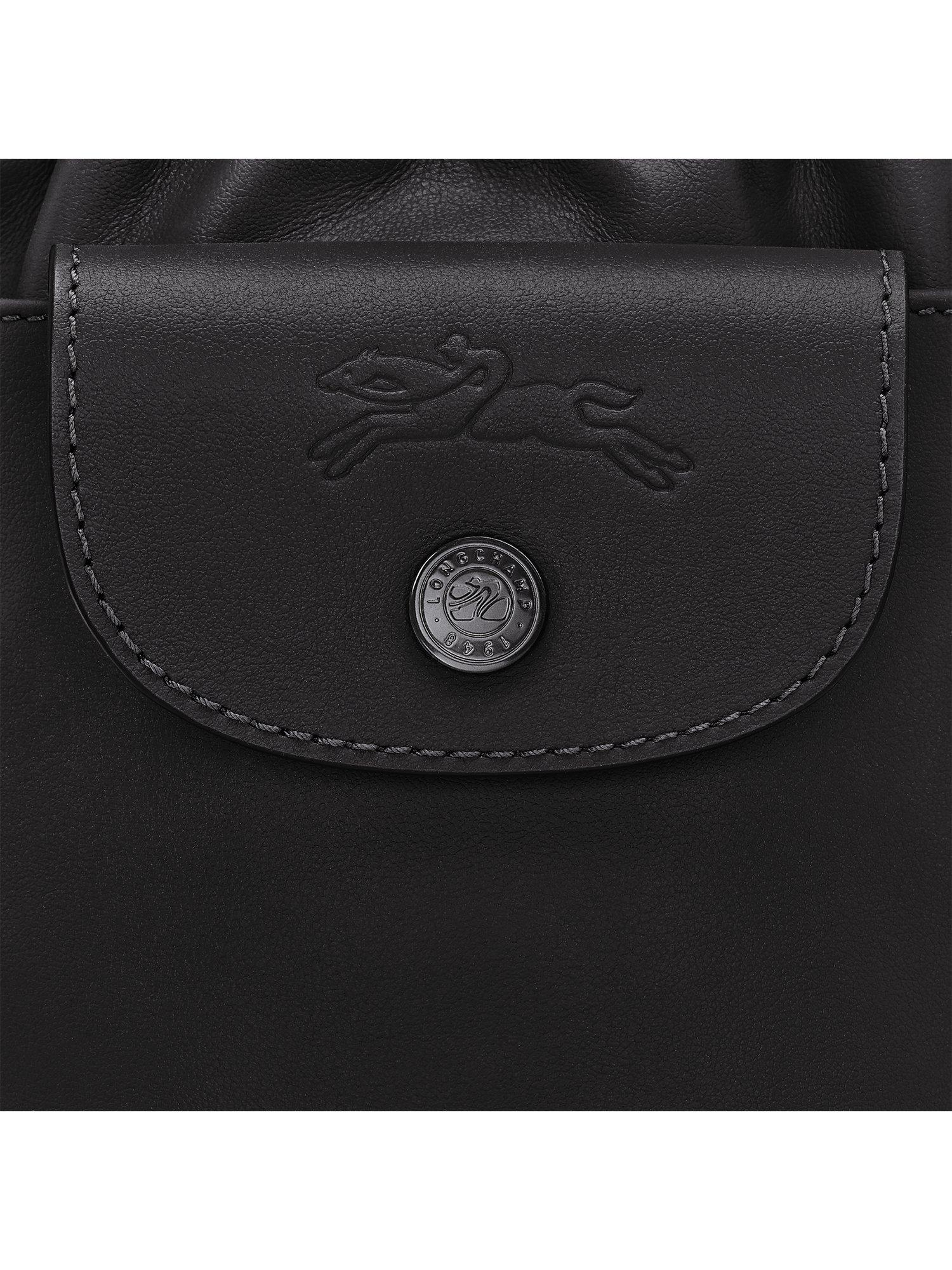 Longchamp Le Pliage Xtra small leather bucket bag, UK version