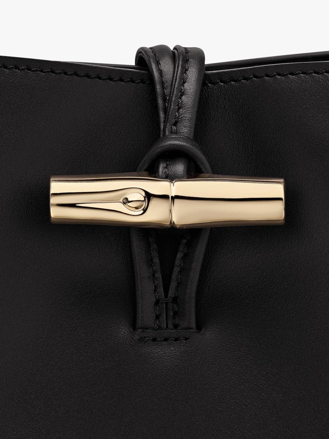 Longchamp Roseau XS bucket bag calfskin leather - British product