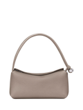 Longchamp Le Roseau Leather Shoulder Bag, Clay