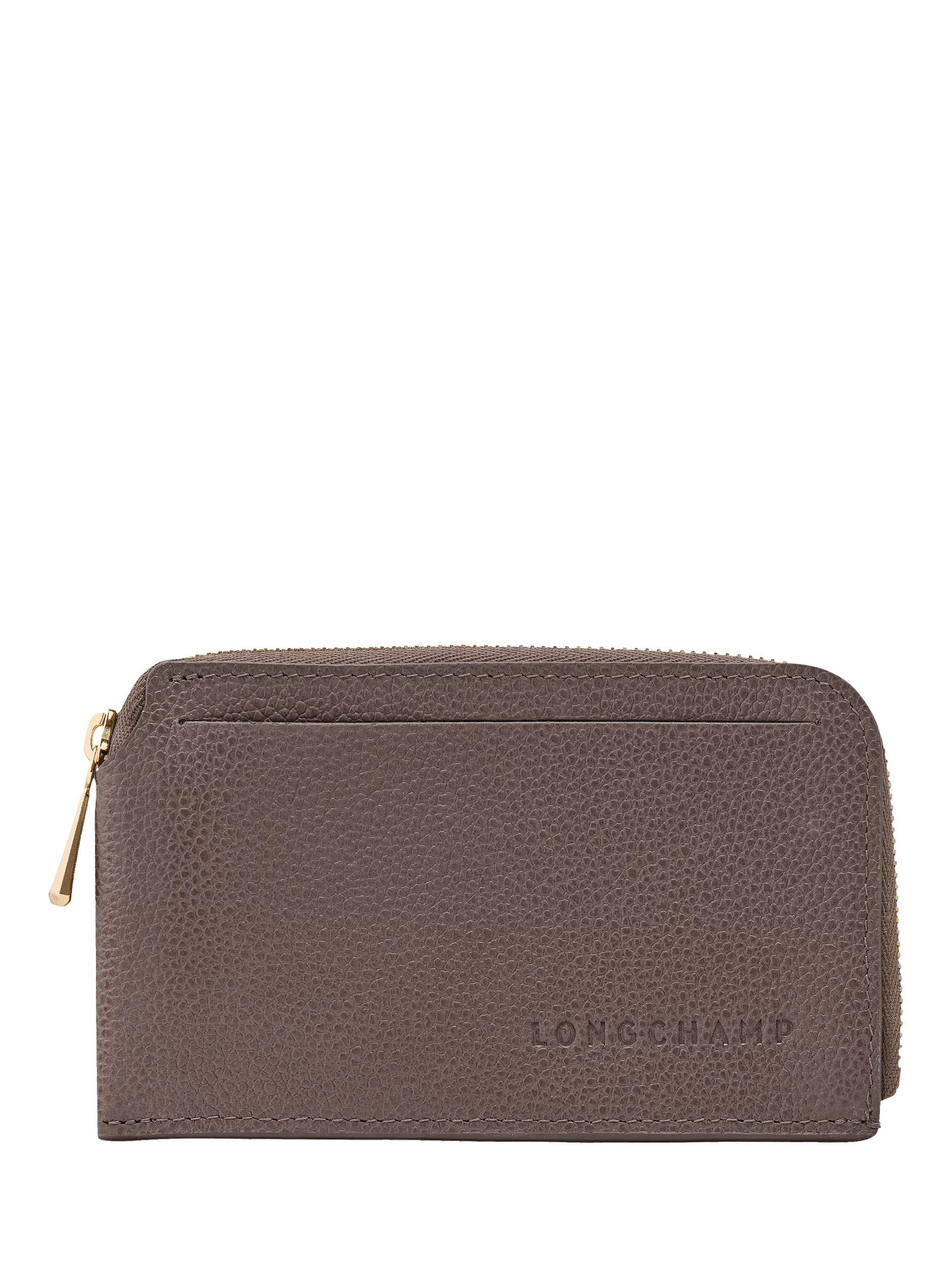 Longchamp Le Foulonné zipped leather cardholder (British brand)
