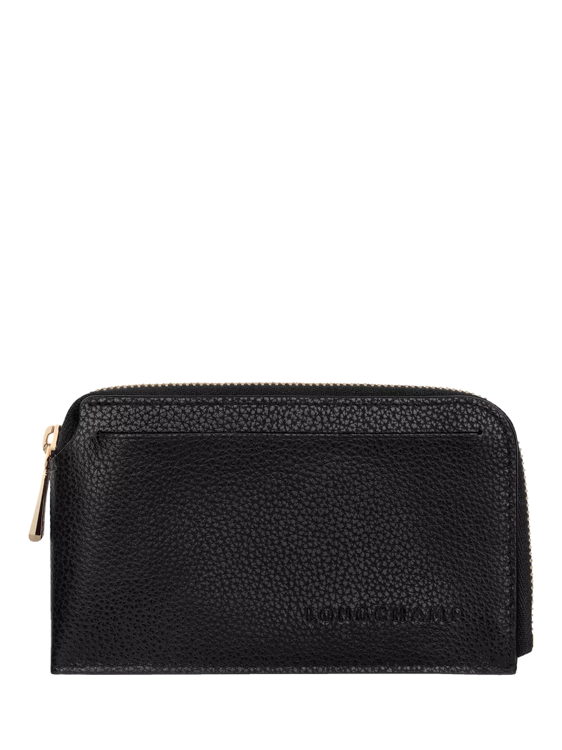 Longchamp Le Foulonné Zipped Leather Cardholder
