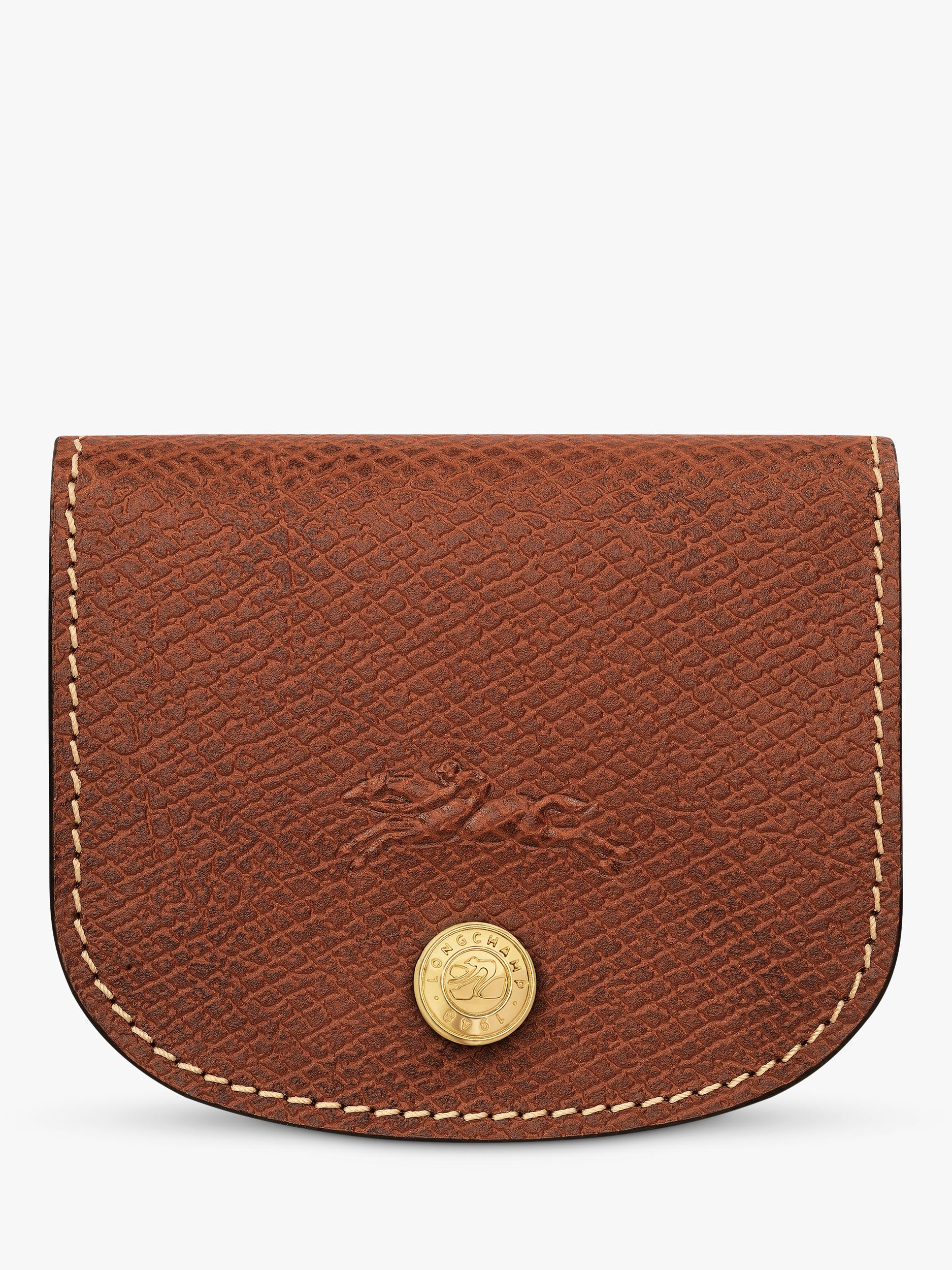 Longchamp Épure leather card holder 8.5x10cm, imported from the UK