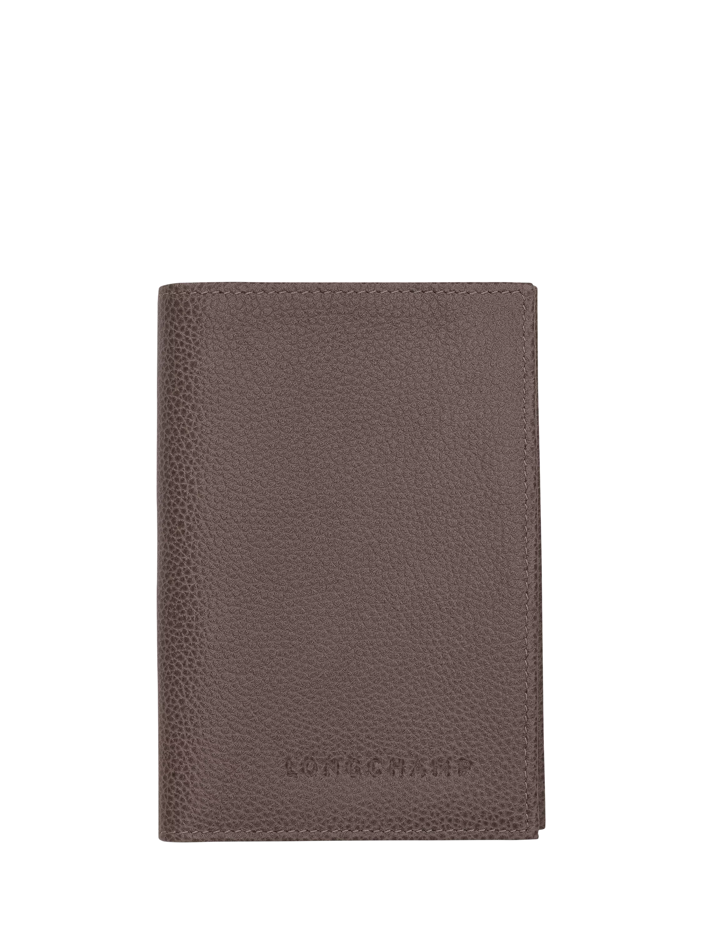 Longchamp Le Foulonné Leather Passport Cover