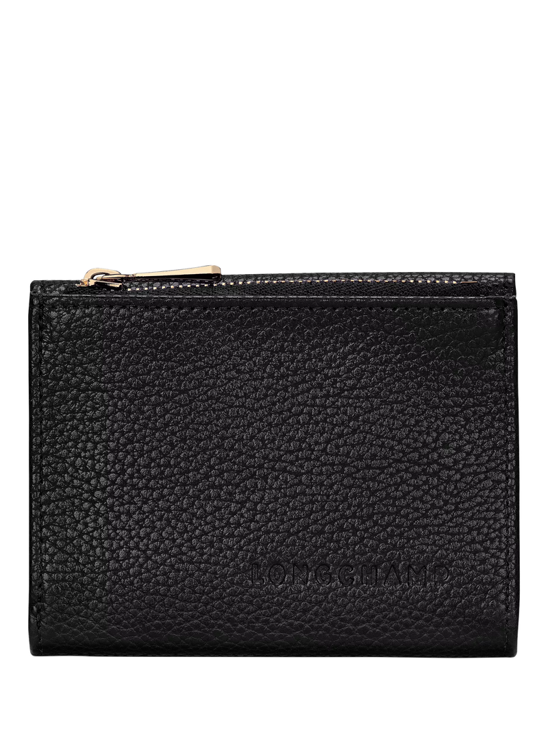 Longchamp Le Foulonné Compact Leather Wallet