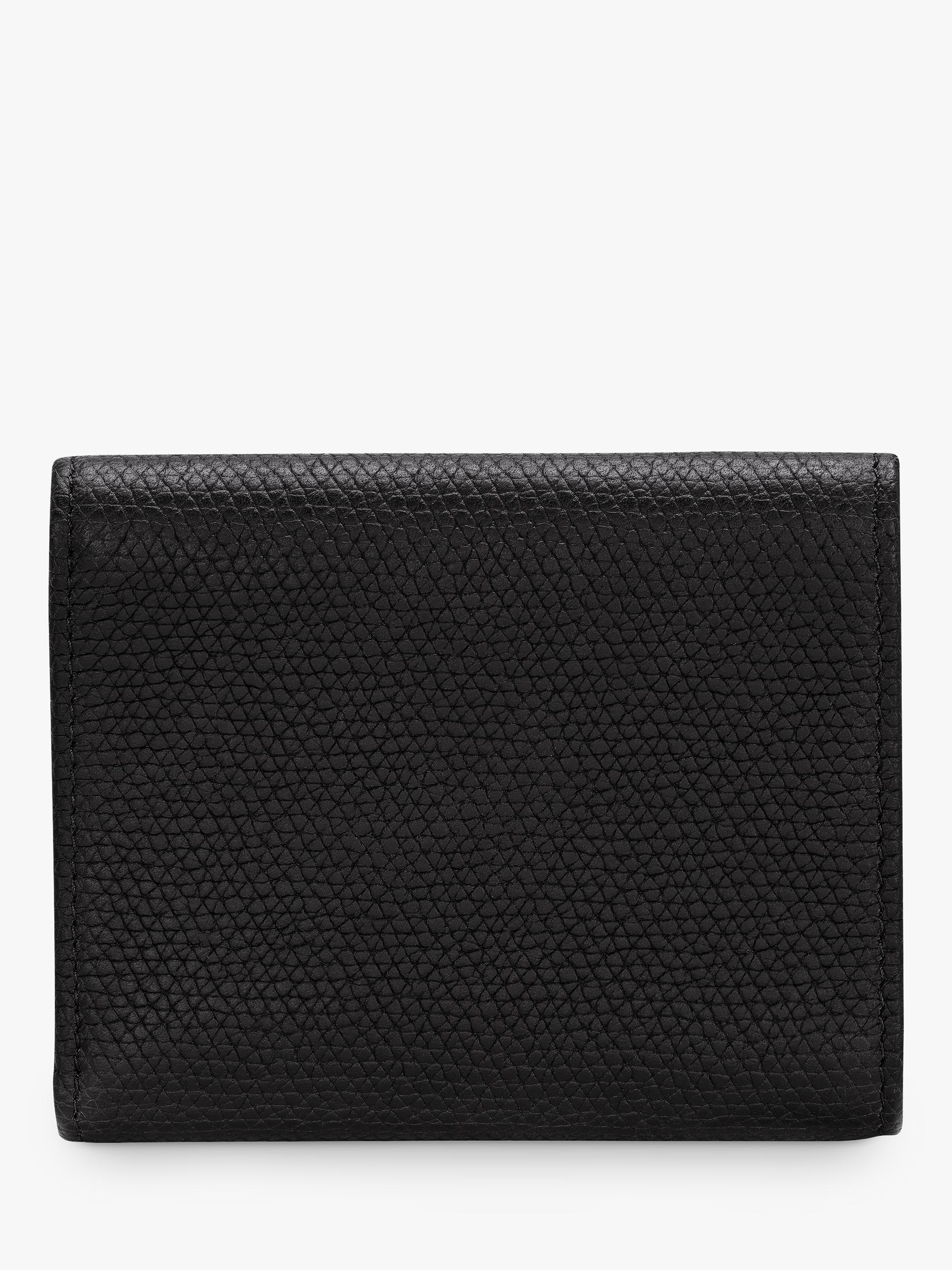 Longchamp Roseau leather compact wallet H9xW11cm, imported from the UK