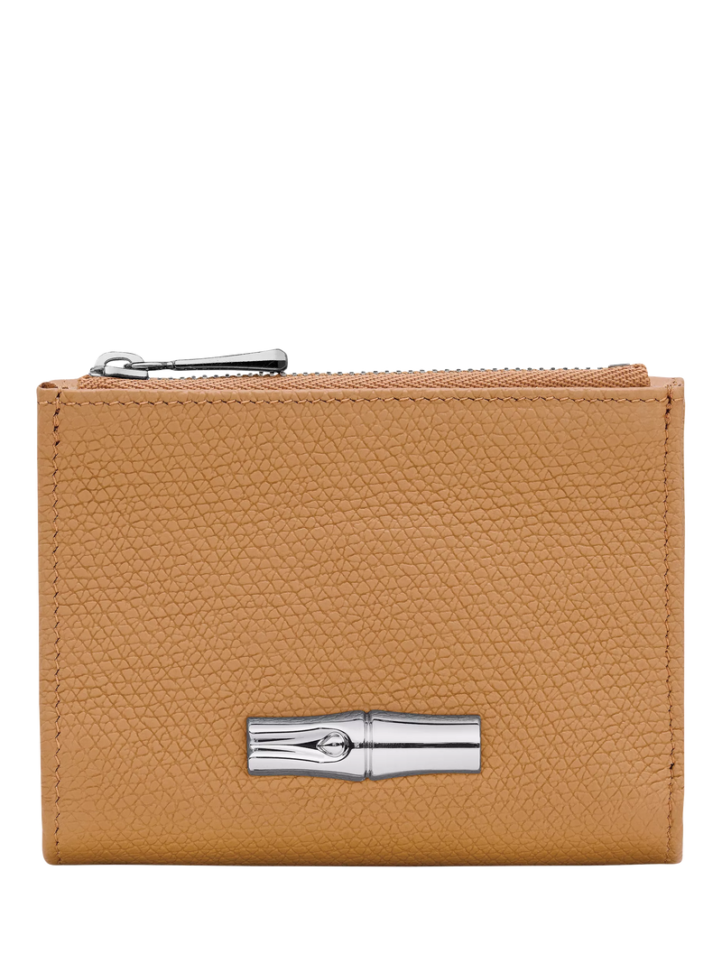 Longchamp Roseau Leather Compact Wallet