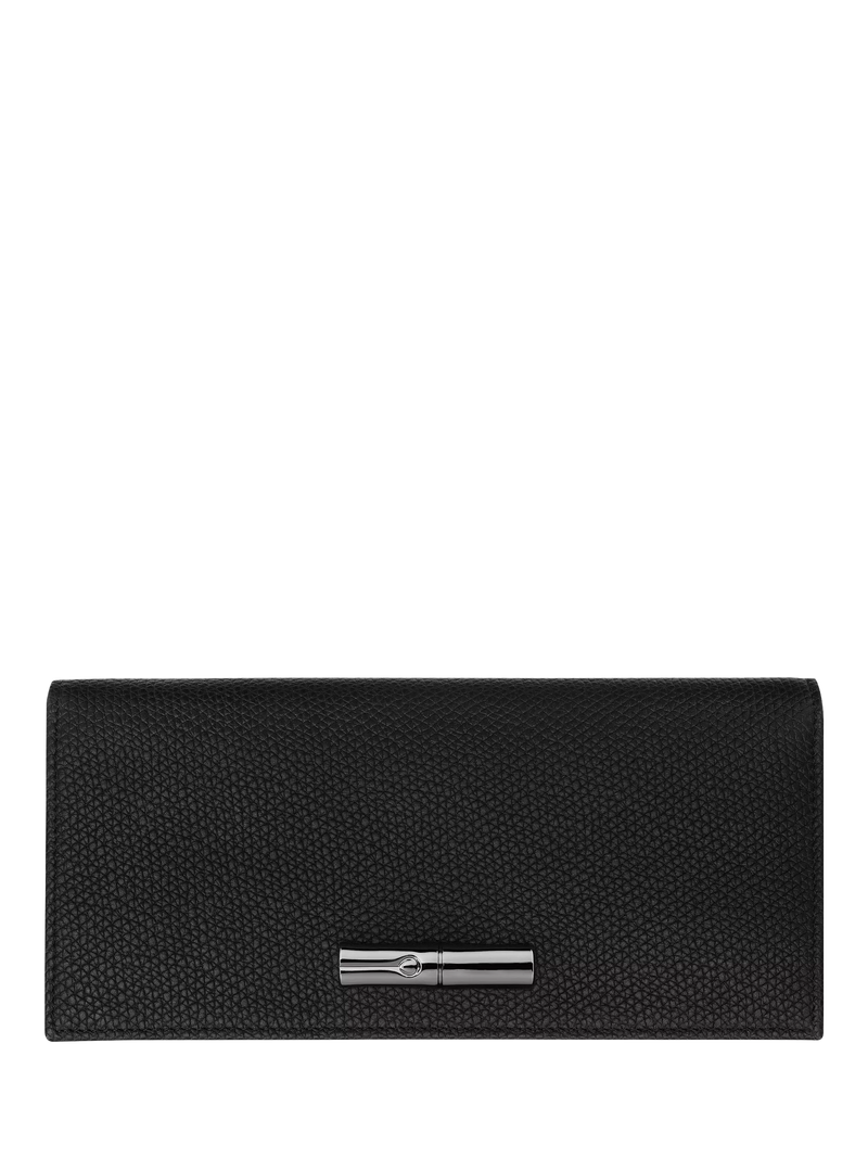 Longchamp Le Roseau leather wallet in cowhide (British brand)