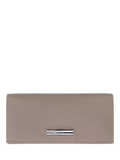 Longchamp Le Roseau Leather Wallet, Clay