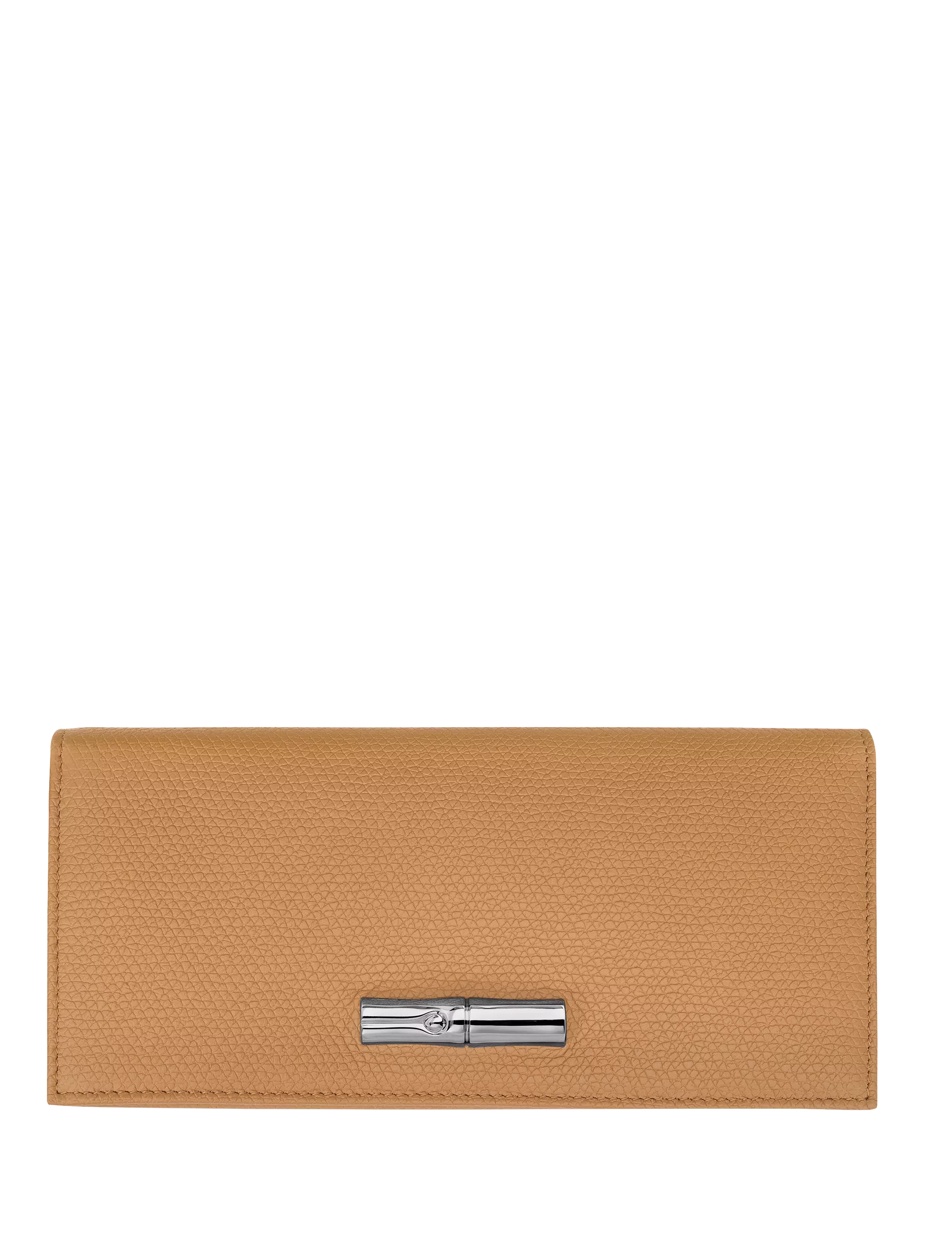 Longchamp Le Roseau Leather Wallet, Walnut