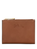 Longchamp Épure Leather Compact Wallet, Cognac