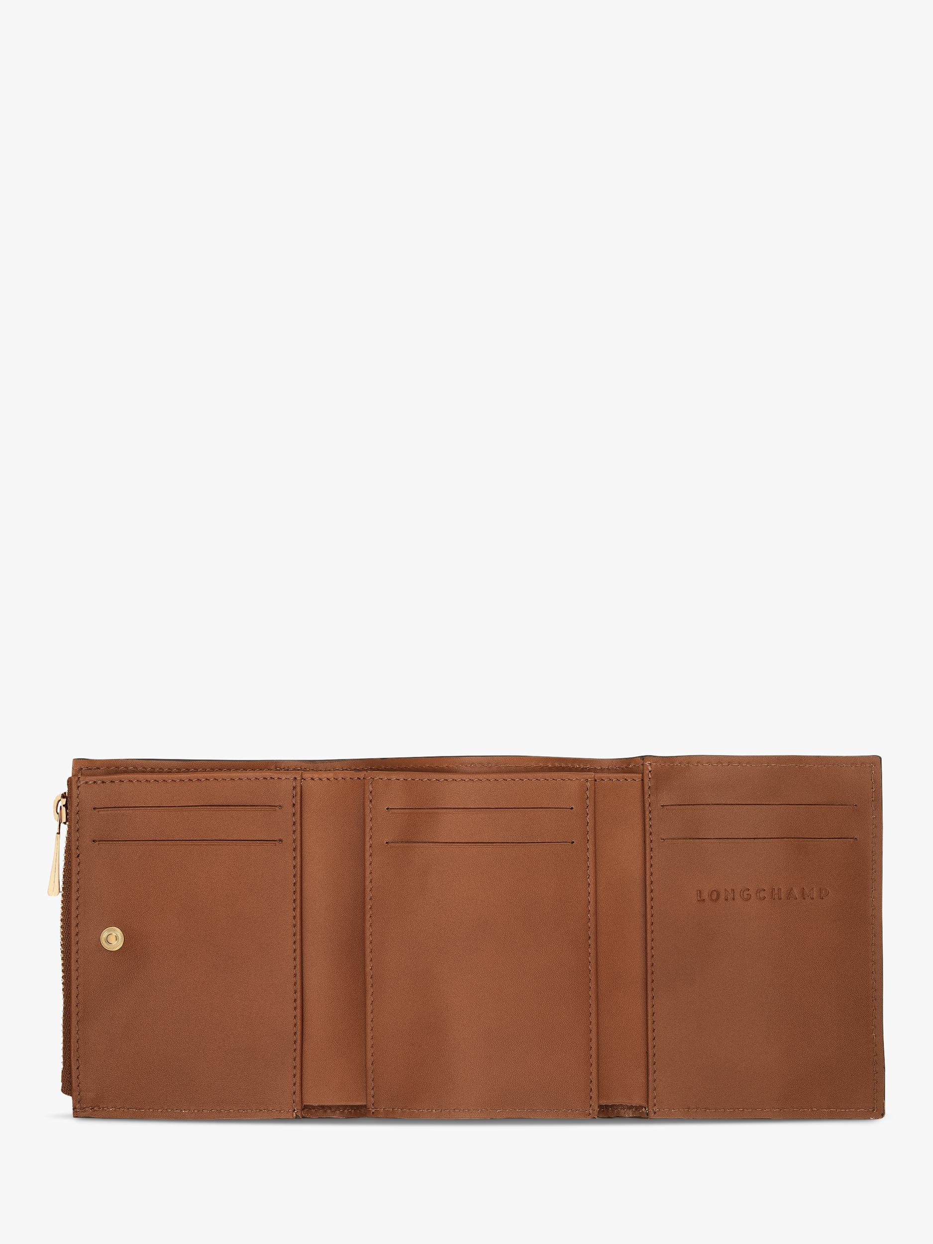 Longchamp Épure compact leather wallet, imported from the UK