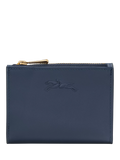 Longchamp Épure Leather Compact Wallet, Blue Navy