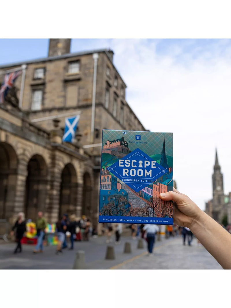 Talking Tables Edinburgh escape room board game - British product