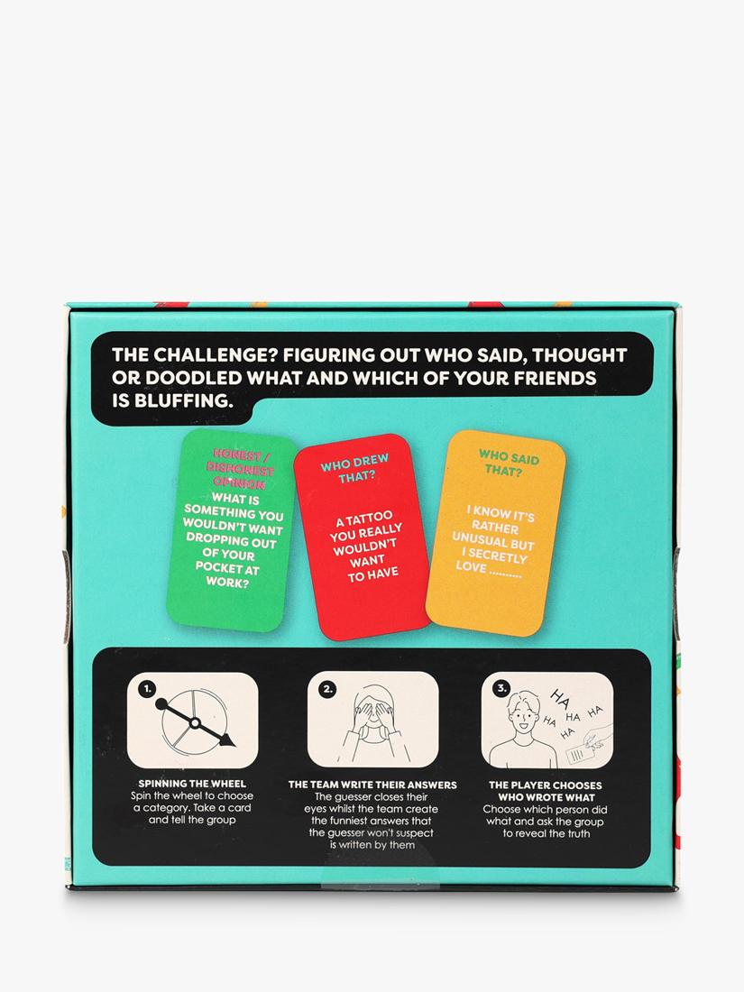 Talking Tables Who-Ha party game, imported from the UK