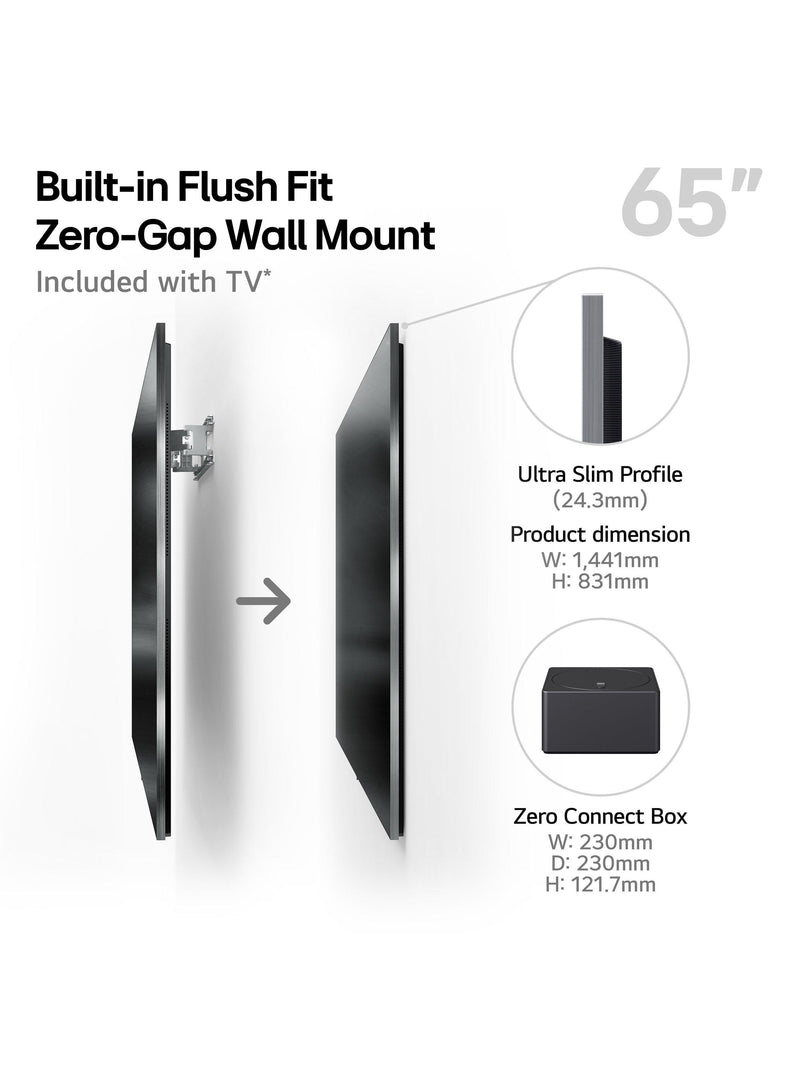 LG OLED evo 65 inch 4K smart TV - British product