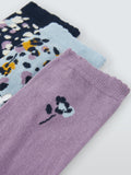 John Lewis floral ankle socks pack of 3, UK version