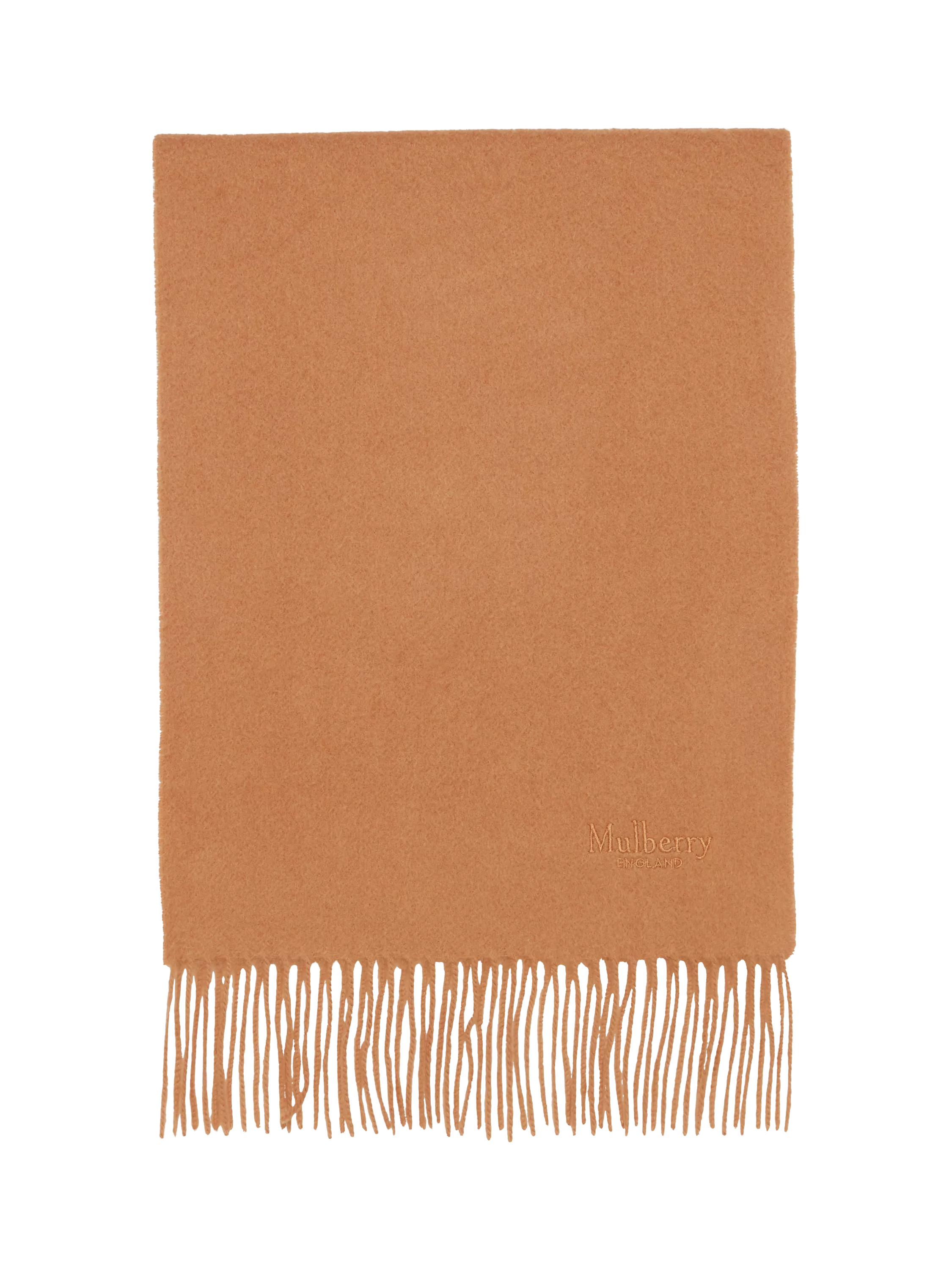 Mulberry Cashmere Fringe Scarf