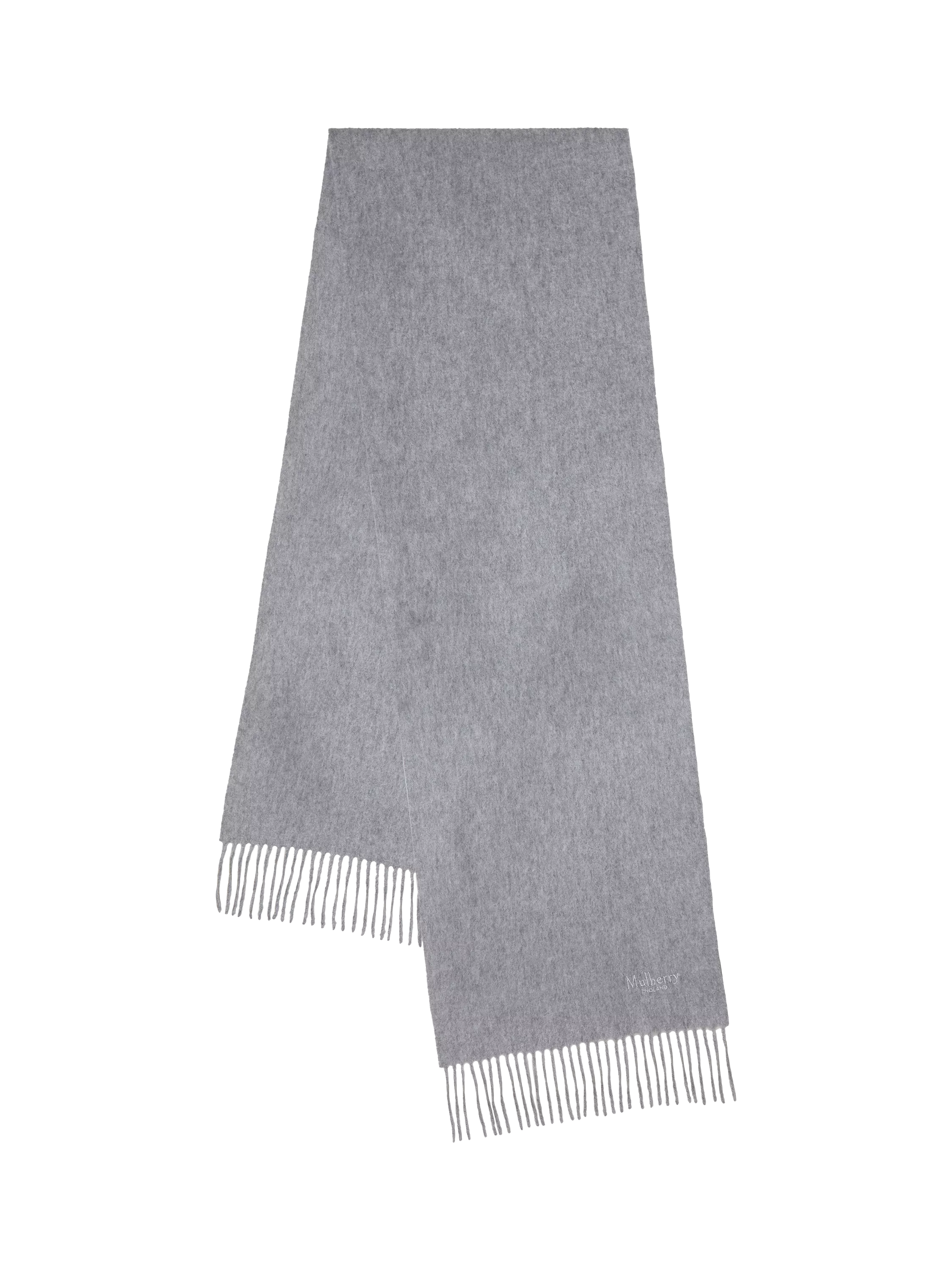 Mulberry Cashmere Fringe Scarf
