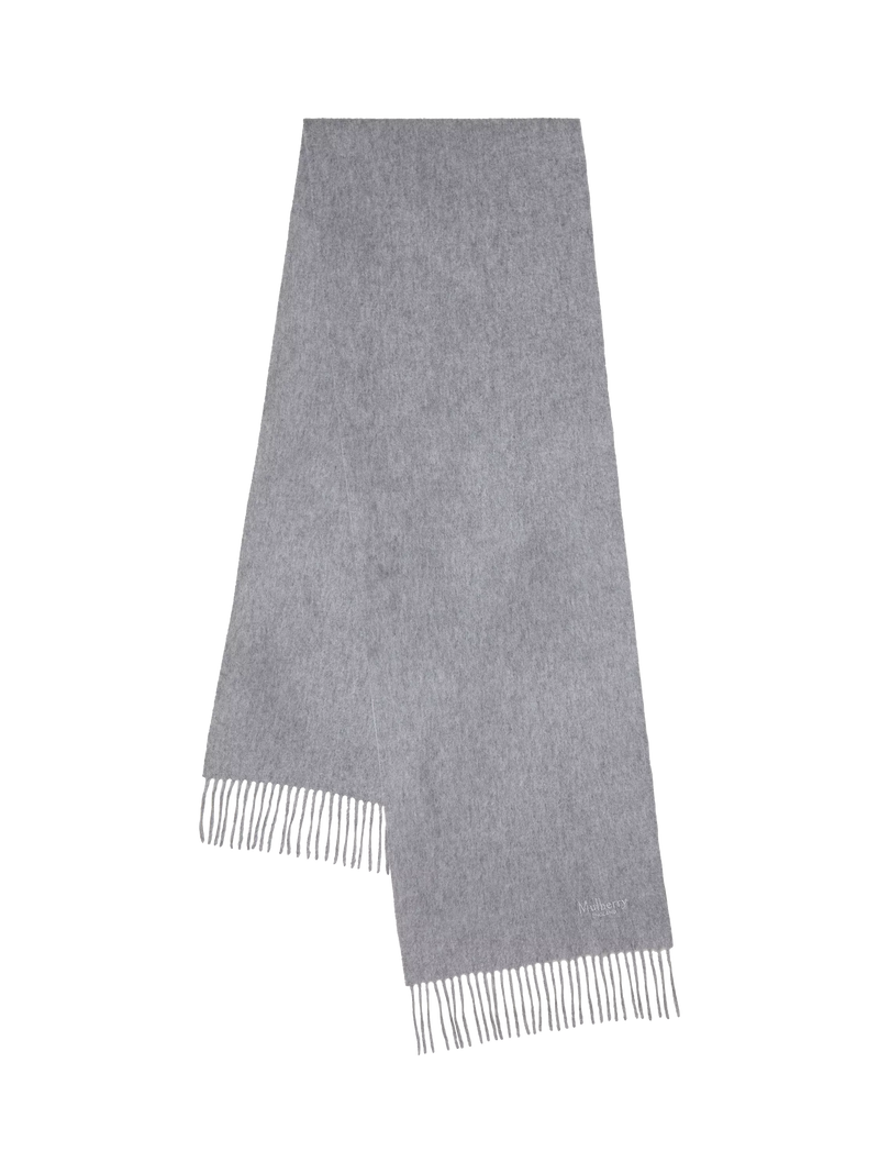 Mulberry Cashmere Fringe Scarf