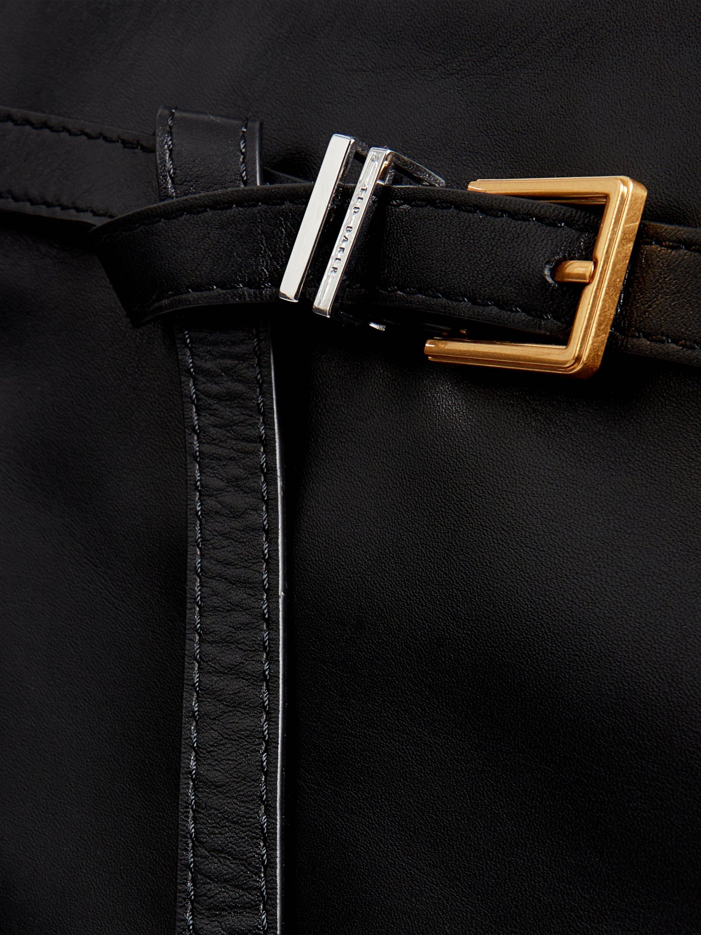 Ted Baker Tashine black leather tote bag, UK version